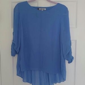 Blue Jennifer Lopez Blouse